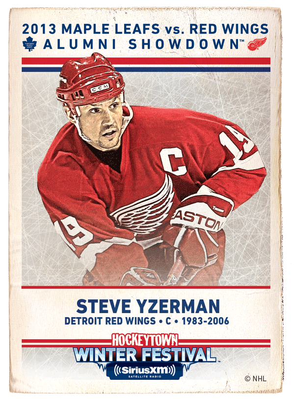 DetroitRedWings's tweet photo. BREAKING: Steve Yzerman WILL play in the 2013 #AlumniShowdown! Limited tickets available here- http://t.co/NaN75qd5cn http://t.co/9yEnCOpEv9