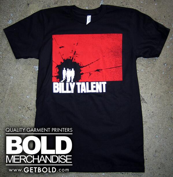 GetBoldMerch's tweet image. Here's a pic of the shirt printed for @billytalentband 10th Anniversary. T-Shirt Printing Vancouver @BoldMerchandise