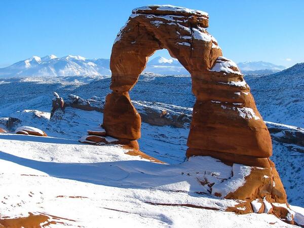 Arches National Park is a source of contrasting sights that are strangely beautiful. 