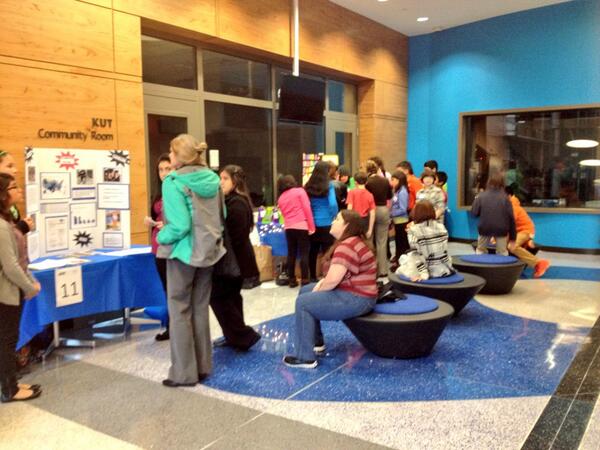 UTexasSpeakUp's tweet photo. We're having a blast at our semiannual #SUSO Civics Fair! Lots of talented students &amp; innovative projects! http://t.co/McjdL9I68l
