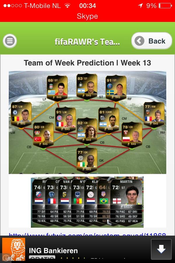 Verlotingfifa14's tweet photo. @EASPORTSFIFA  is this the new totw http://t.co/SCpDbHdzjJ