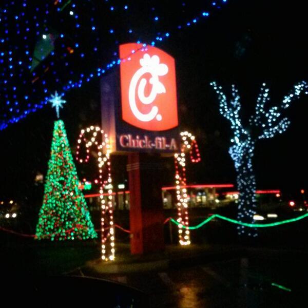 ChickfilA's tweet image. It's beginning to look a lot like Christmas.
