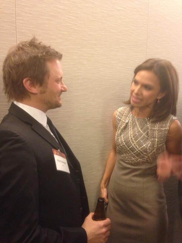 Lonnie Quinn On Twitter At The Cbs Holiday Party Kj Having A Great Conversation With Someone She Thinks Is Jeremy Renner Not Http T Co Szizsi9ftg