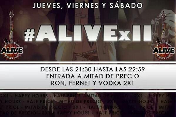 No te puedes perder esta promo! #ALIVExII