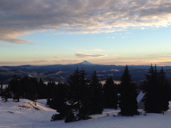 JDawson and I hit the mountain for a little quality #worklifebalance