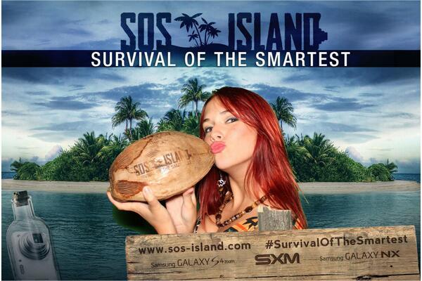 SOSIsland's tweet photo. .@JosieInJozi is posing in the #photobooth! #SOSFinale http://t.co/Hnmzu9UpEg