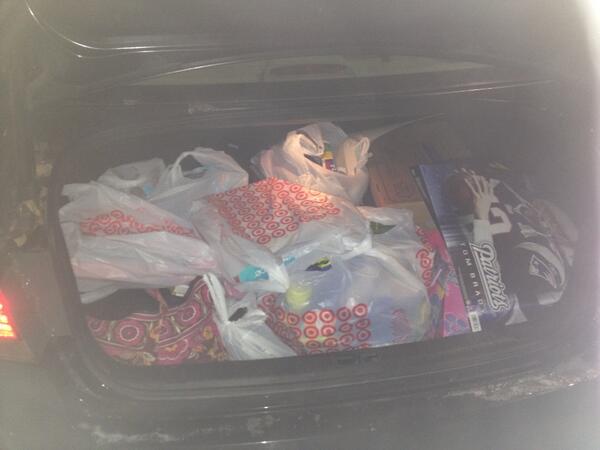 elliectricity's tweet photo. Christmas shopping done!  Thanks to the black panthers. http://t.co/D3ZLrXXI2f