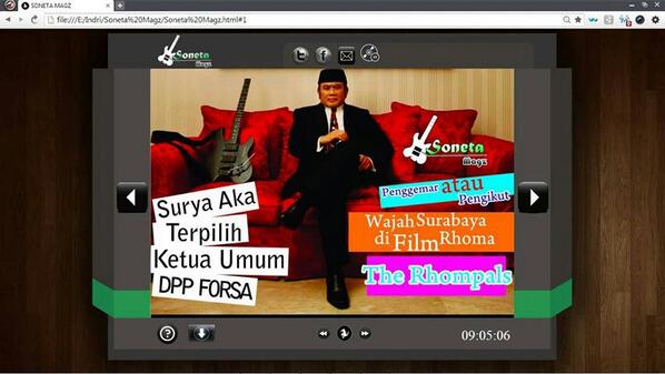 FORSASurabaya's tweet photo. SEGERA Majalah Digital 'Soneta Magz' dari FORSA Surabaya  @eko_forsa @Catur_Indriyani *poke @debbyrhoma @SuryaAka http://t.co/u9NEnvmAKt