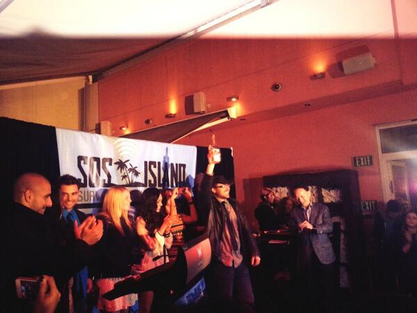 nerdist's tweet photo. We're here at the #SOSFinale party as they announce #SurvivalOfTheSmartest @SOSIsland winner, @EveryCountry! http://t.co/menjcUUi1L