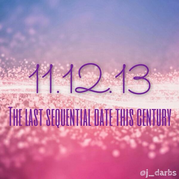 J_darbs's tweet image. #sequentialdate