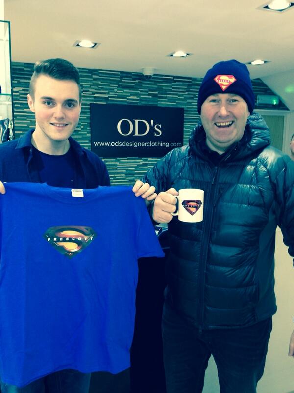 Our <a href="/steveprescott1/">Steve Prescott MBE</a> superman range is flying out <a href="/odsonline/">ODs DesignerClothing</a> the perfect Xmas gift #awesomepressie