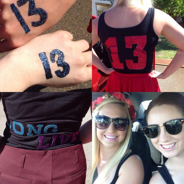 jaimeee14's tweet photo. @taylorswift13 were all ready for you! @jesswells23 yeahhh #letshangwithswifty #onecandream http://t.co/O4hWYBdofo