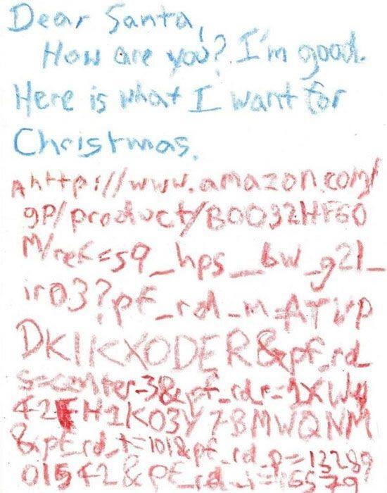 laus_rivers's tweet image. &quot;Querido Santa...&quot;
Esta es la carta de un niño a Papa Noel, la nueva forma de pedir regalos por Navidad #HeavyUser
