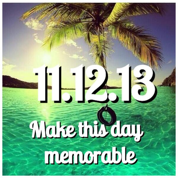 UPARTY_SA's tweet photo. 11.12.13

Make this day memorable :) http://t.co/X8LeB4kxSw