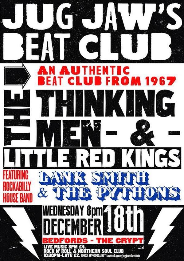 This is going to be a great #vintage #norwich #gig. Don't miss the first one! 18th Dec