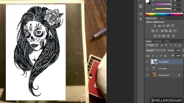 AkuSiHanHan's tweet photo. 5. Gunakan Magic Wand untuk menyeleksi bagian putih pada gambar cewek @HellavoidCloth #TattoDigital http://t.co/SJmjucRA5c