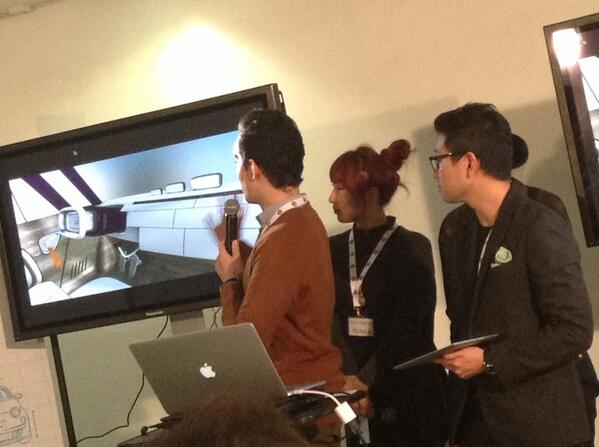 Dash can be populated with drawers, collapsible steering wheel to maximise utility/space in future #panda <a href="/FIAT_UK/">FIAT UK</a>