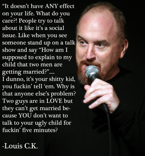 Louis C.K. on gay marriages -
