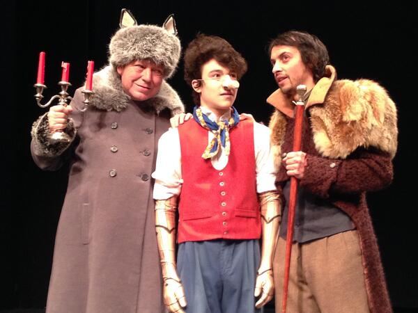 FoxJacksonKeen's tweet photo. RT @theberrytheatre:Can Pinocchio trust cat and fox? Or are they playing tricks on him? #berrypinocchio http://t.co/V2jYVPUyCw>Is it tricks?