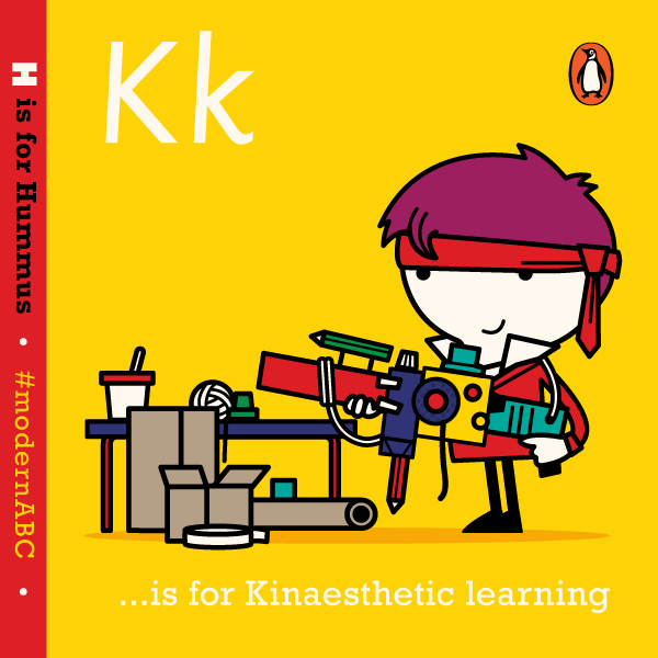 PenguinUKBooks's tweet photo. The second 'door' in our #modernABC alt-advent calendar for today: K is for Kinaesthetic learning http://t.co/yukjZAmUQe