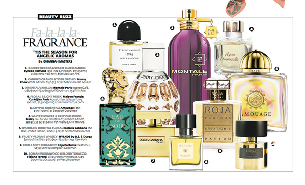 Editorial in The New York Post magazine <3 #Montale #SOTD #IntenseCafé #newyork  #Fragrance #Perfume