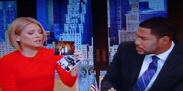 Thank you so much for your kindness yesterday! It was an honor to be at your show again! <a href="/KellyRipa/">Kelly Ripa</a> <a href="/michaelstrahan/">Michael Strahan</a>