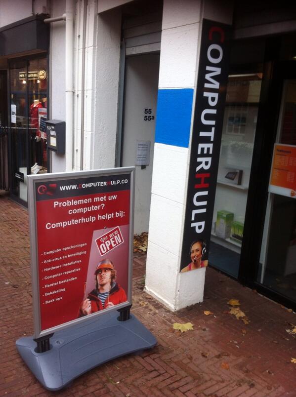 Computerhulp_co's tweet image. U mag ook altijd langskomen. We zijn te vinden in centrum #Huissen