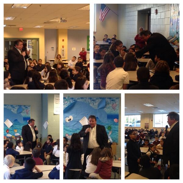RPS_Whelan's tweet photo. Mayor Rizzo visited the Whelan School today to speak with 3rd graders. Students had many questions for him. http://t.co/FHnnmXI1o0