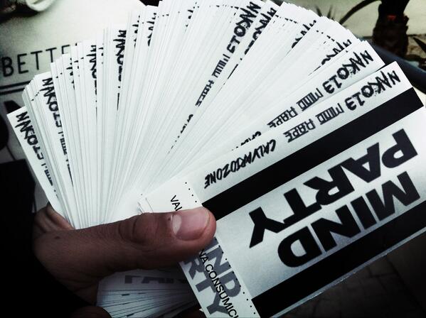 MindRapeCorp's tweet photo. Entradas On! @nakotrece #MINDPARTY http://t.co/tGG3VZIrni