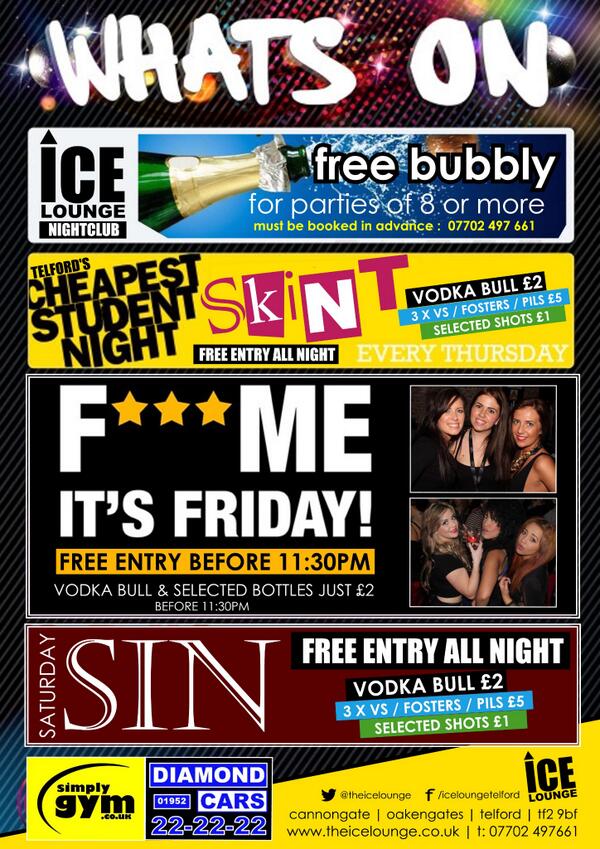 theicelounge's tweet photo. Ice Lounge Parties ---> PLEASE RT! http://t.co/2rjBws4EGl