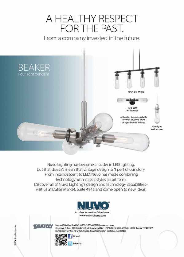 NuvoLighting's tweet photo. Visit Nuvo Lighting at the January Dallas Market Suite 4942 be open to new ideas.
#wow @DallasMarket @SATCOPRODUCTS http://t.co/zlY6BeUrjn
