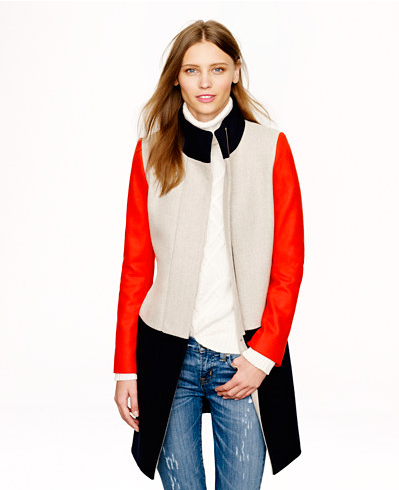lightinthebox's tweet photo. Currently adoring this @JCrew colorblock coat. http://t.co/rWLjLOjKom #onlineshopping #WeAdor http://t.co/umih7i4gPR