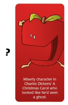 Guess the Card! This cranky Englishman looks to the past, present and future during the holidays.