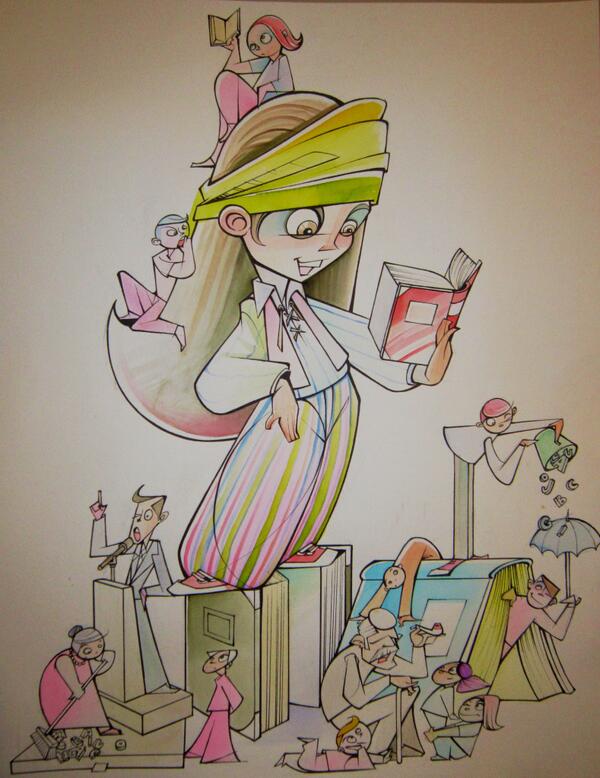 FallaPrimadReig's tweet image. Boceto Monumento Mayor 2014
Lema: Cuentacuentos
Artista: Carlos López