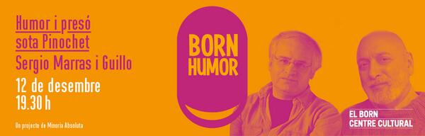 bcncultura's tweet photo. Demà, 'Humor i presó sota Pinochet' a @ElBornCC http://t.co/TOF0c8RqCu #BornHumor http://t.co/C1gBs1pGxo