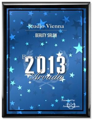 studioviennaspa's tweet photo. WE WON !!!!!! :) "2013 BEST BEAUTY SALON IN ARVADA" :) http://t.co/ddVc28LSLV