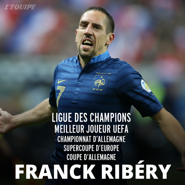 lequipe's tweet photo. Qui veut voir Franck Ribéry avec le #BallondOr 2013 ? Retweetez ce message http://t.co/IMZobASJGW