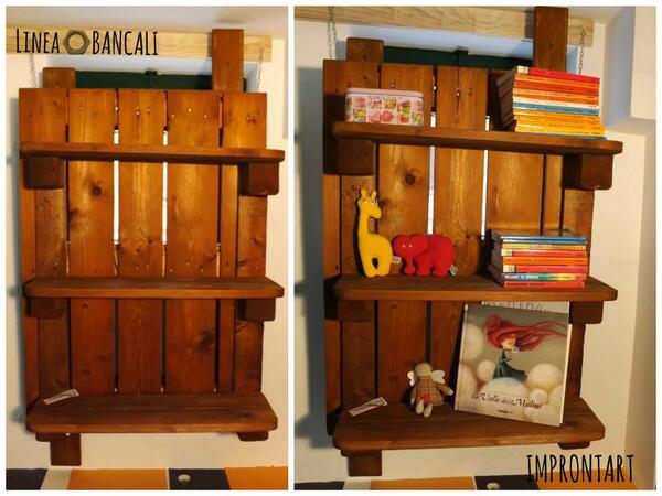 Falacosa_Giusta's tweet photo. #Riciclo #creativo: come trasformare bancali in librerie, mensole, scarpiere..@ImprontartBusto http://t.co/HkZpfVEvtd