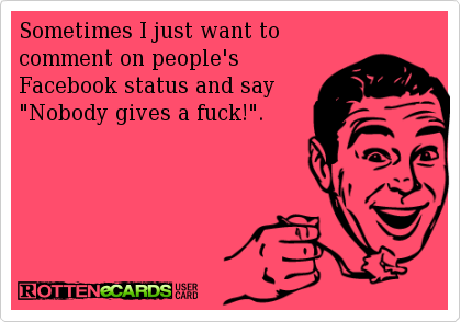 MensHumor's tweet photo. Sometimes I just want to comment on people's Facebook status... http://t.co/2xJkb6zasW