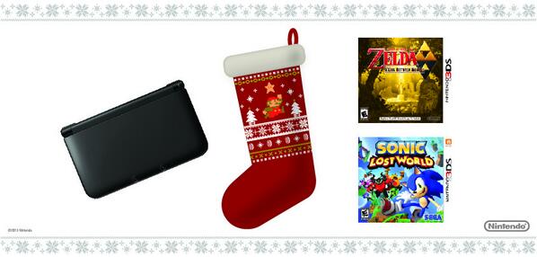 NintendoAmerica's tweet image. What do you want in the Adventure Seeker stocking? RT for a chance to win today’s stocking! #BecauseItsNintendo