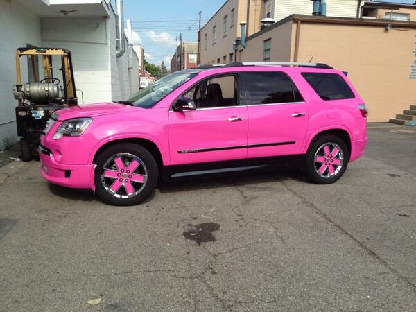 GCI_Wraps's tweet image. Pink (WRAP) #getnoticed #wrap #vehiclewrap #custome #pink
