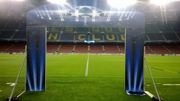 CelticFC's tweet photo. Everything's ready for matchday six in the UEFA Champions League. (PC) #UCL http://t.co/KRs1R0rxk7