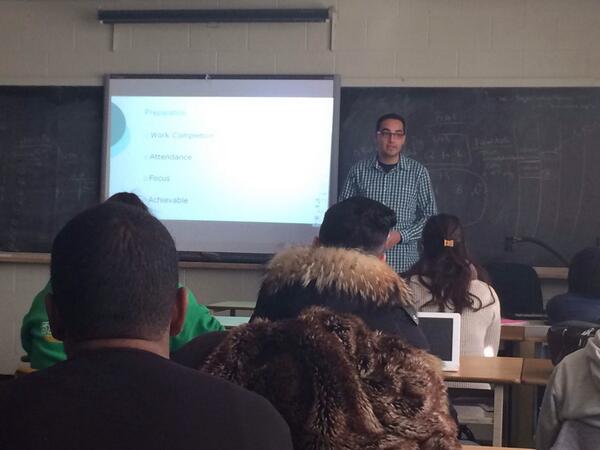 PeelSchools's tweet photo. Real world learning MT @Boh4Mo CEO Sahil Sharma presents about team progress #CPBLT2014 @CentralPeel1 http://t.co/h75zuDeCOc