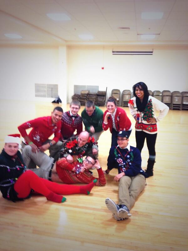 Tiaratayy's tweet image. Rotc Ugly Christmas sweater crew #RUCSC