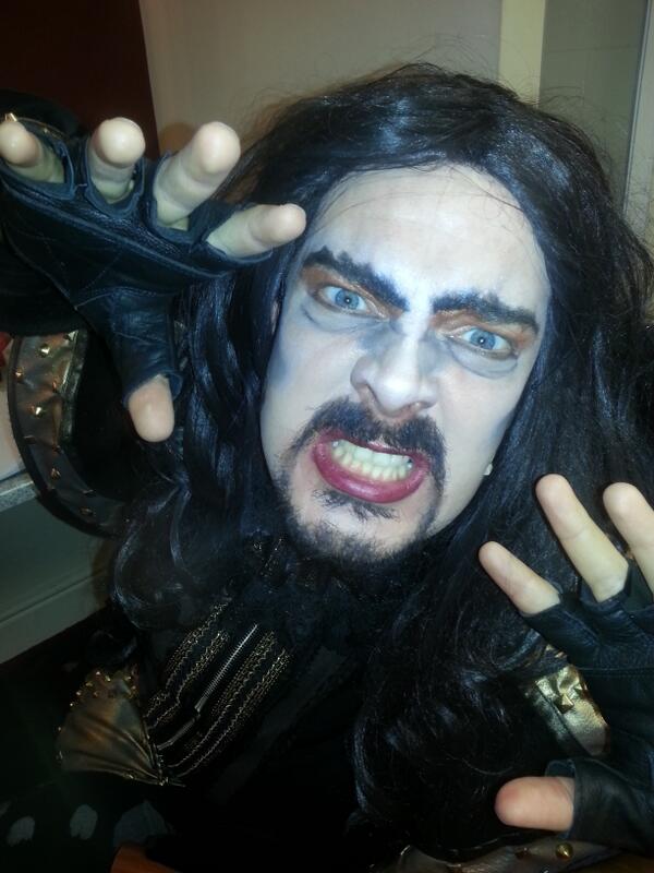 FuseNetworkUK's tweet image. Look at fab Fuse actor @actormarkhayden as his evil panto character  We love panto season!!