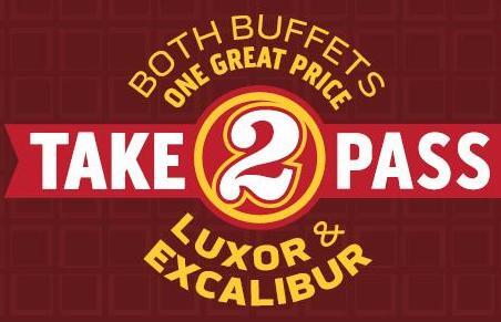 LuxorLV's tweet photo. Experience two buffets all-day for one price! The Take 2 Pass is just $35 dollars! #DeLUXious http://t.co/SAgwHm0vAS