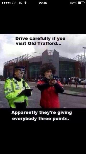 robboma24's tweet photo. REMEMBER-drive carefully past Old Trafford!! http://t.co/6UIv1LKpwY