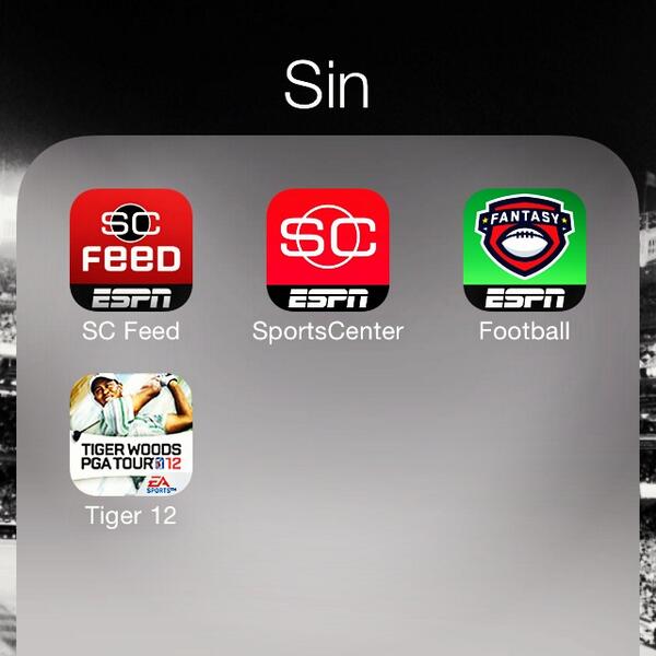 emilyabruscoe's tweet photo. I renamed @grantbruscoe 's "Sports" Folder. http://t.co/I1PZpErpAb