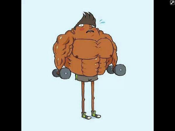 FitFabHealthy's tweet photo. Hahaha don't be that guy.. Never skip legs day!! http://t.co/zOKp5VEcX8