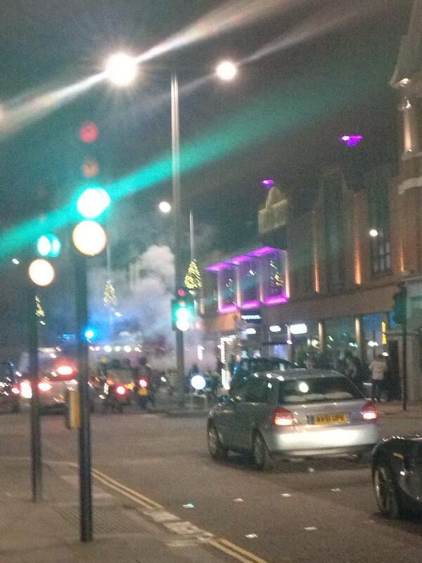 Fire in kings road #firefightersinaction